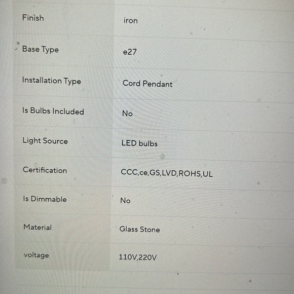 Green Pendant lighting fixture - Picture 16 of 17